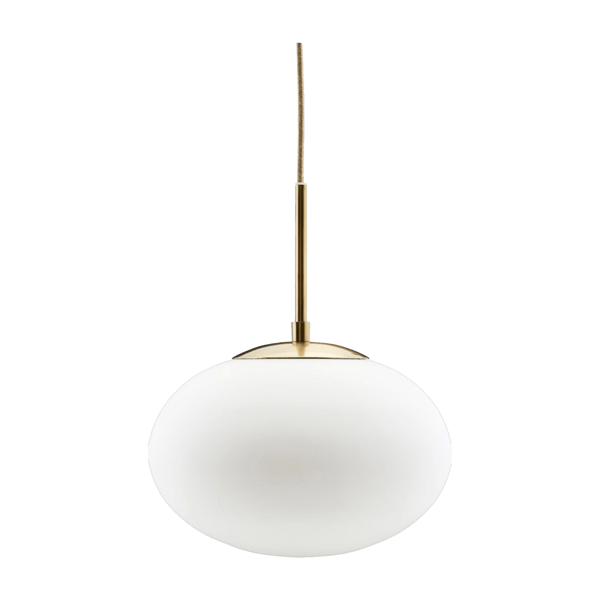 Suspension en verre blanc 35 cm Opal - House Doctor - The Cool Republic