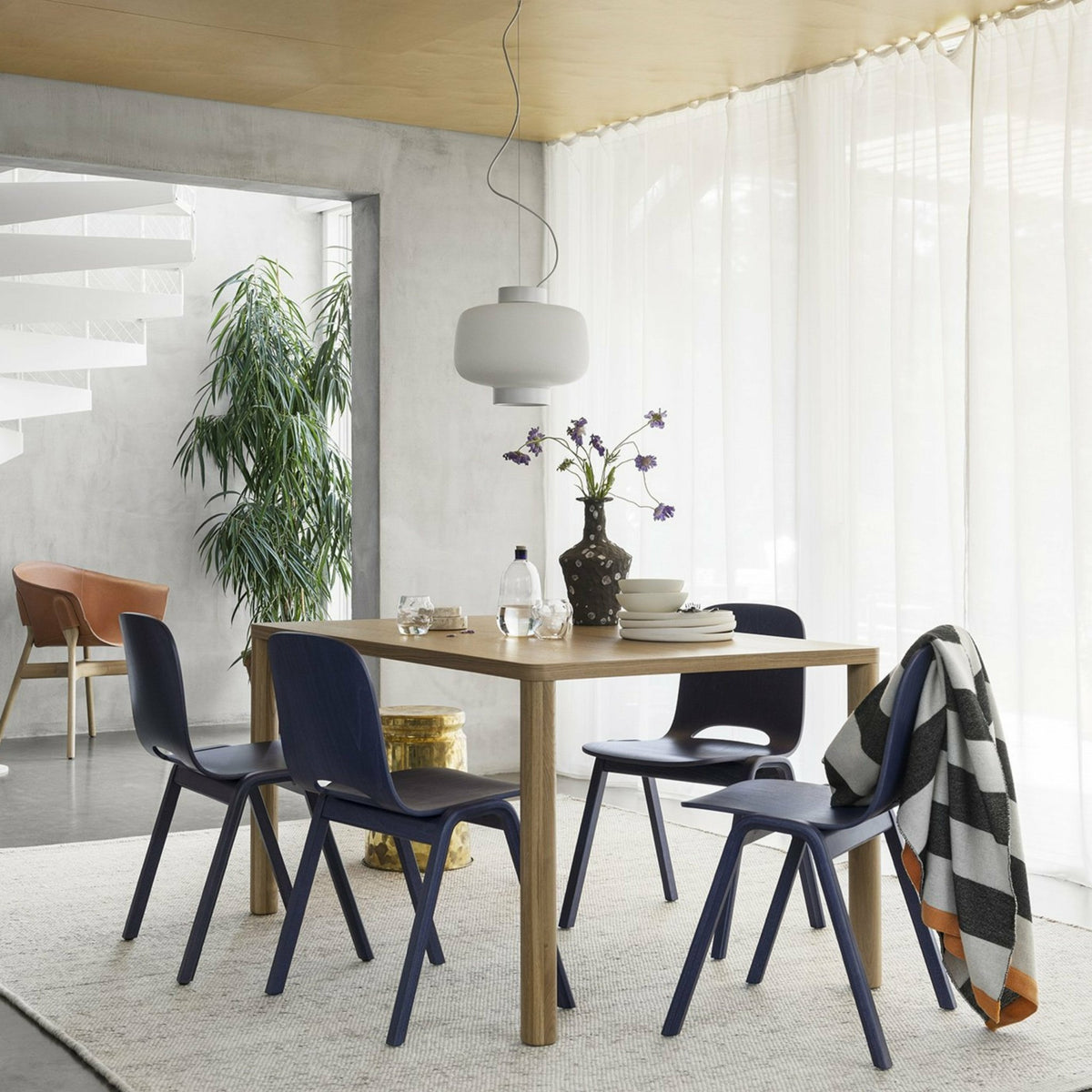 Suspension en verre blanc Dusk - Hem - The Cool Republic