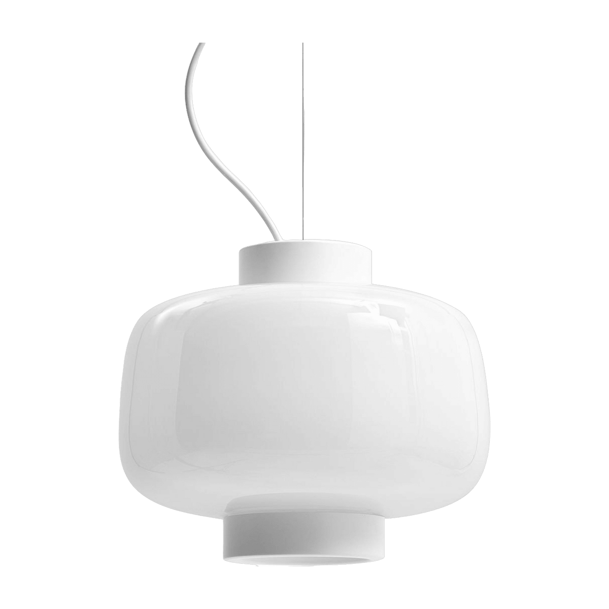 Suspension en verre blanc Dusk - Hem - The Cool Republic