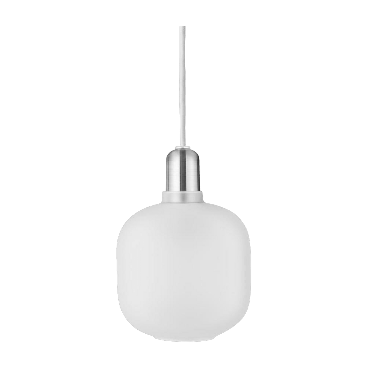 Suspension en verre blanc S Amp Eu - Normann Copenhagen - The Cool Republic