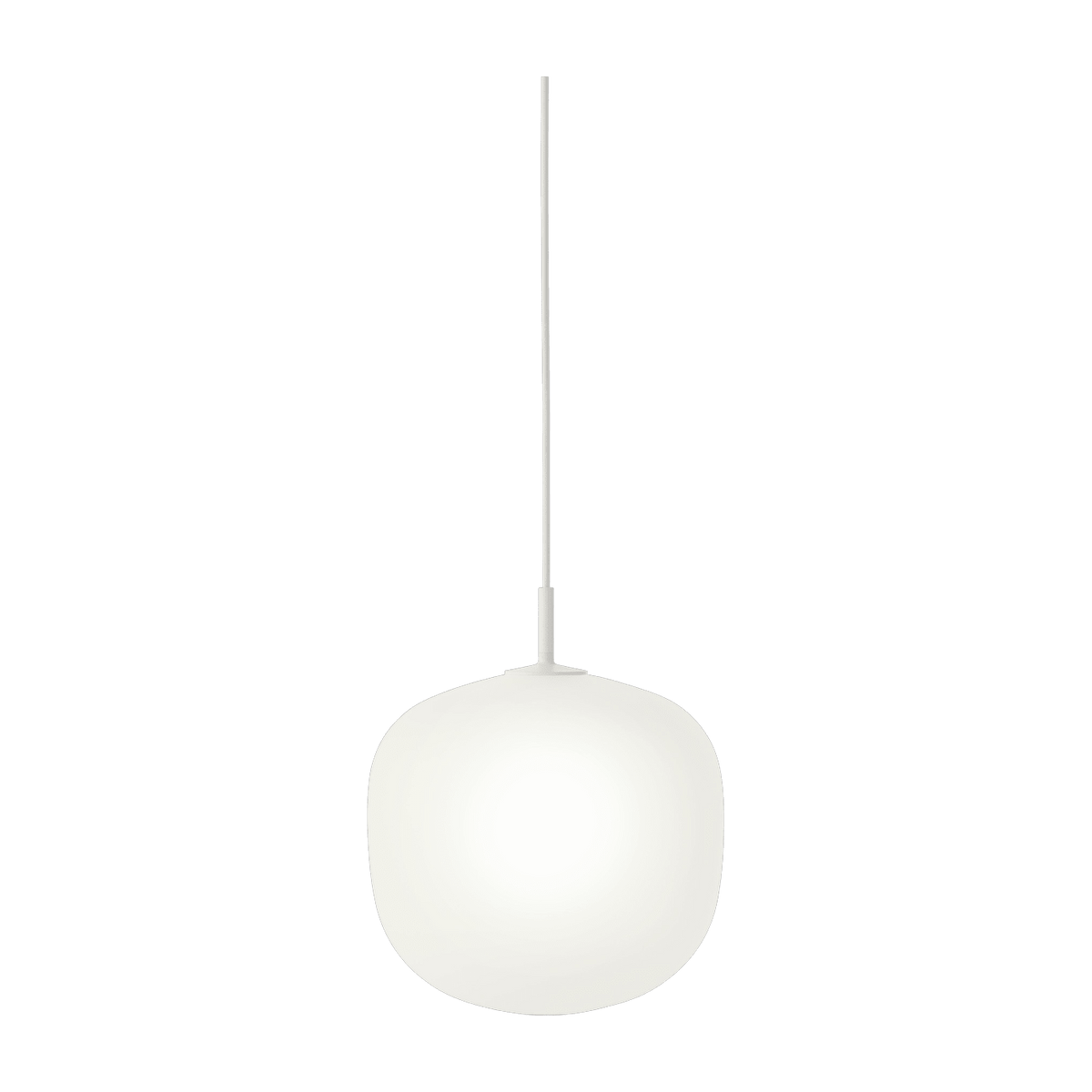 Suspension en verre blanche 12 cm Rime - Muuto - The Cool Republic