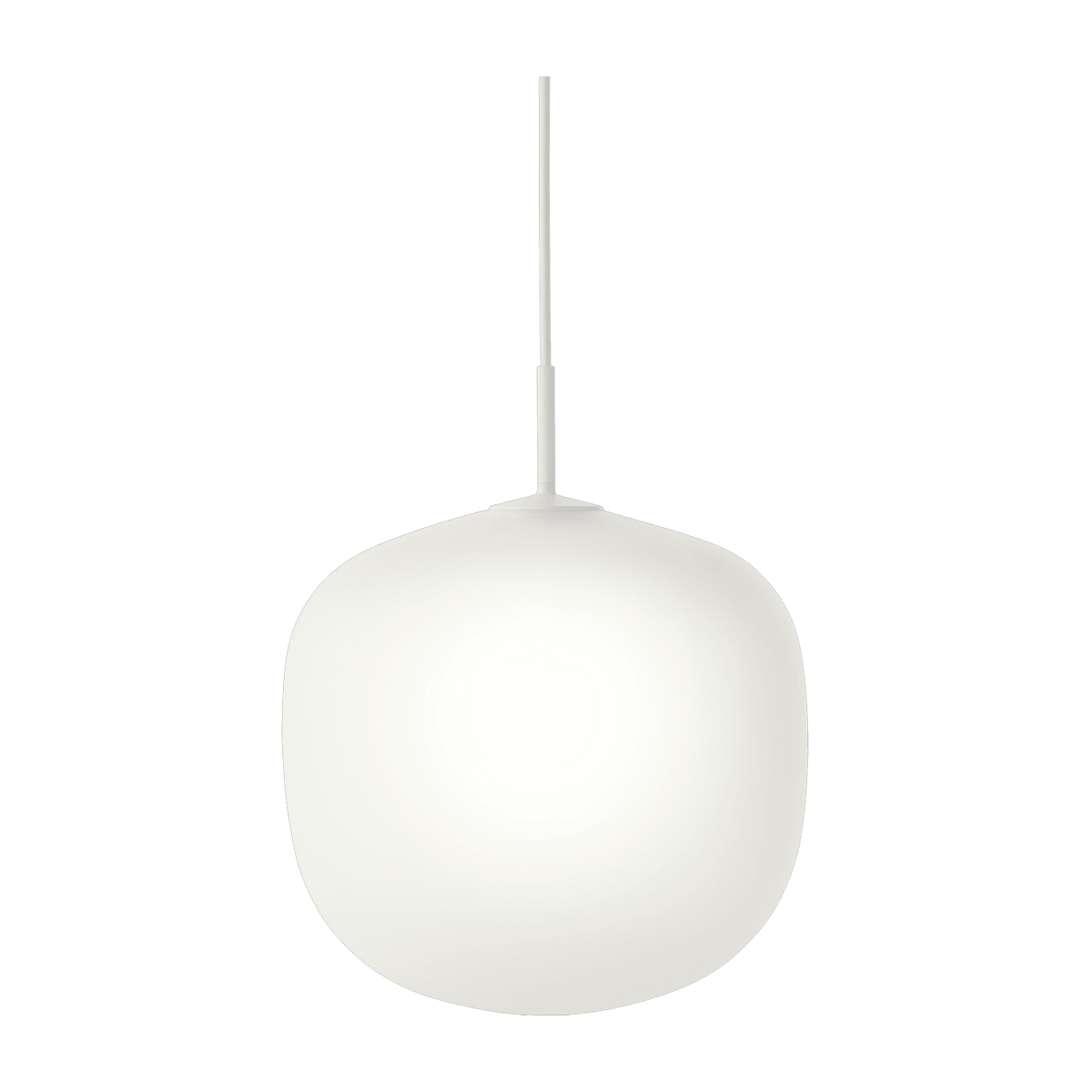 Suspension en verre blanche 37 cm Rime - Muuto - The Cool Republic