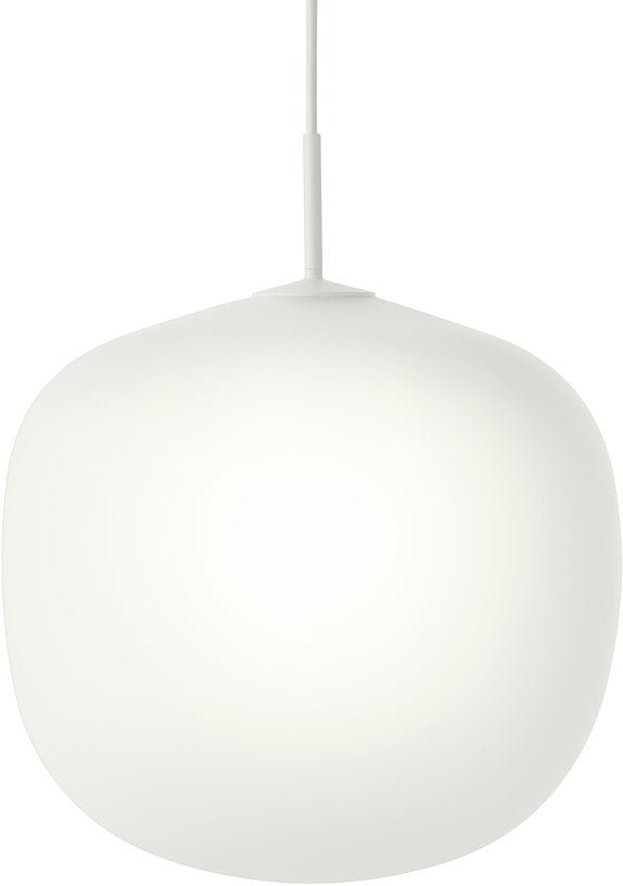 Suspension en verre blanche 45 cm Rime - Muuto - The Cool Republic