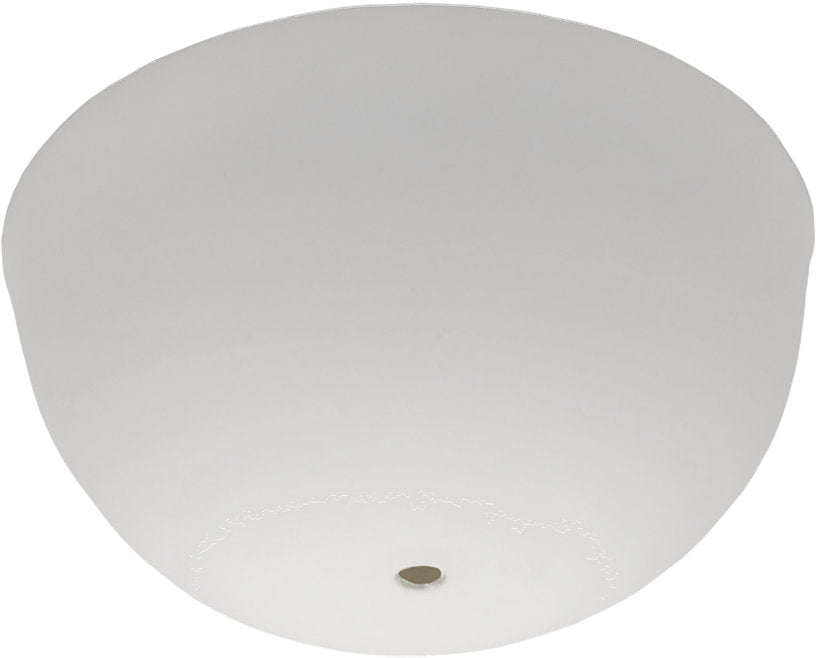 Suspension en verre blanche câble beige 20 cm Modeco - Nordic Tales - The Cool Republic