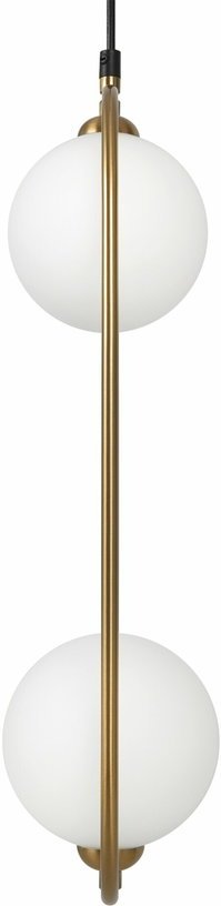 Suspension en verre dépoli et métal laiton 48 cm Ring - Maytoni - The Cool Republic