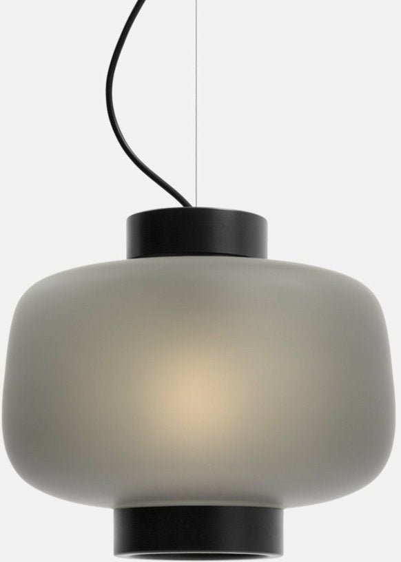 Suspension en verre gris mat Dusk - Hem - The Cool Republic