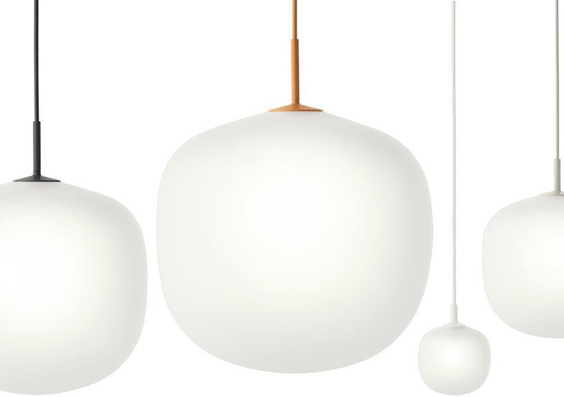 Suspension en verre grise 12 cm Rime - Muuto - The Cool Republic
