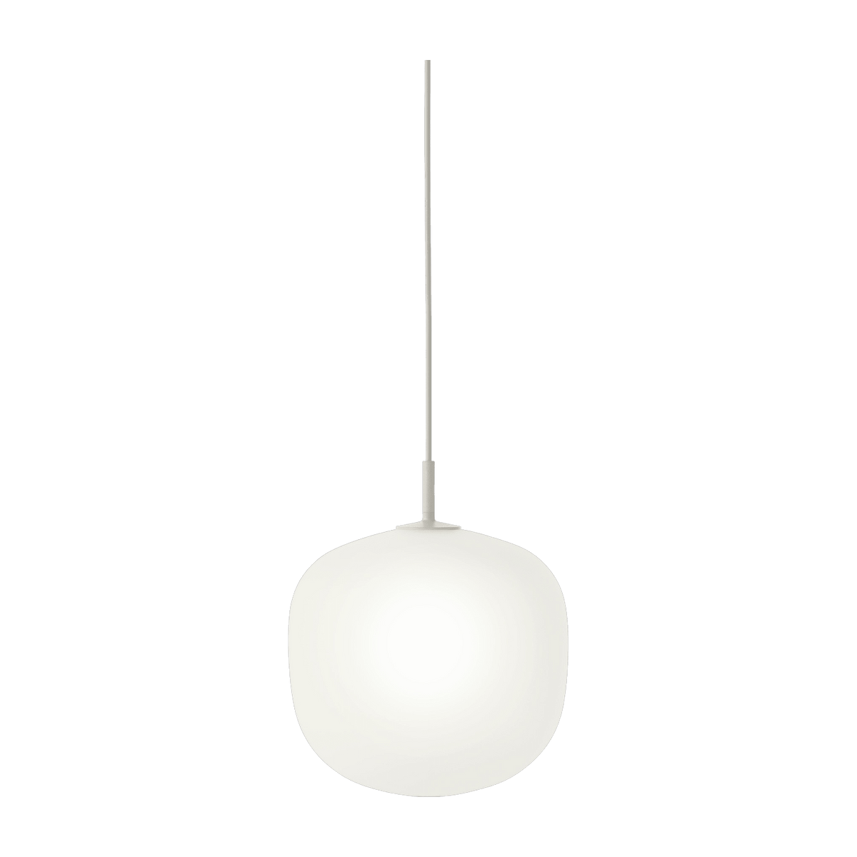 Suspension en verre grise 25 cm Rime - Muuto - The Cool Republic