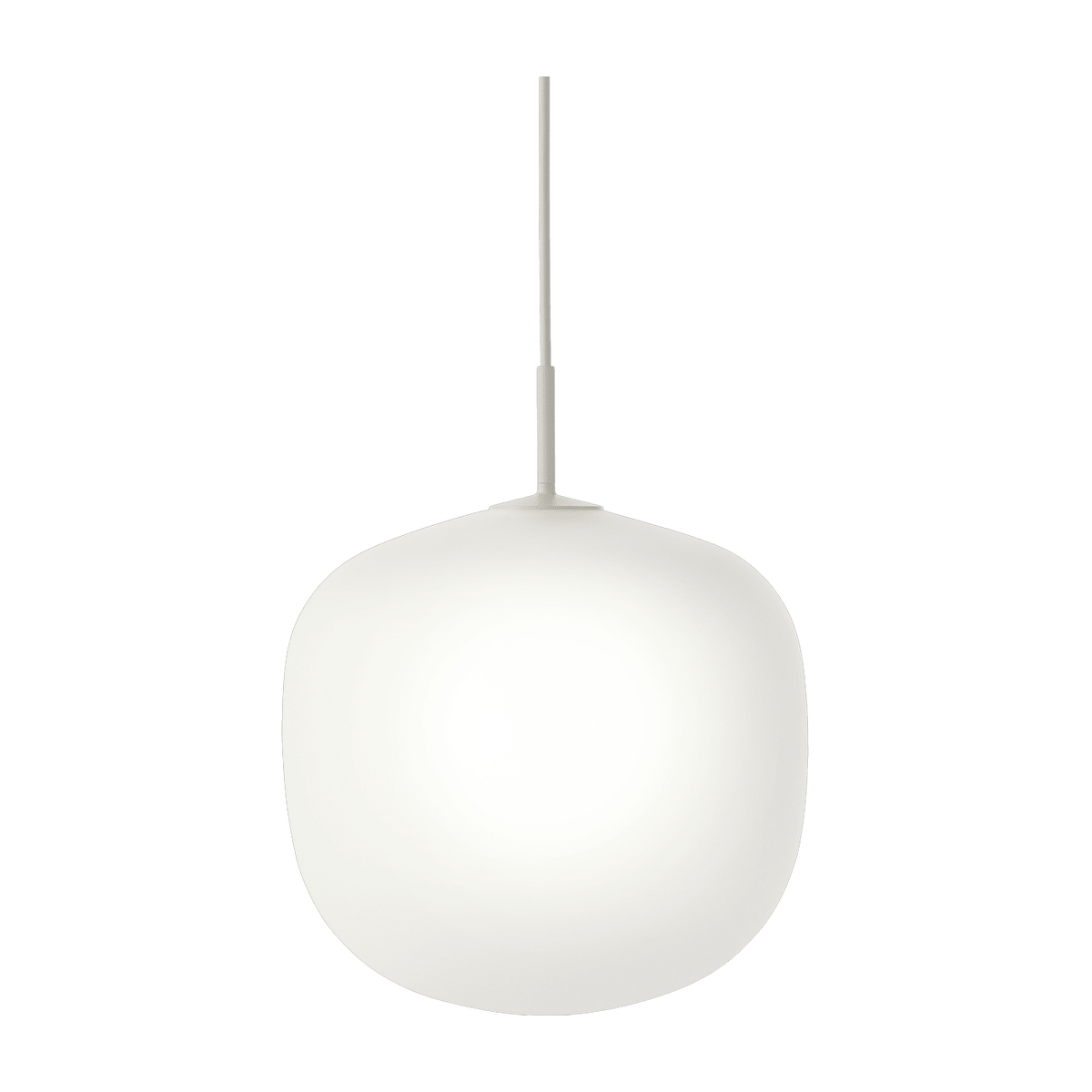 Suspension en verre grise 37 cm Rime - Muuto - The Cool Republic
