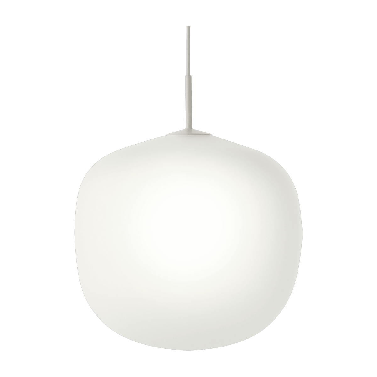 Suspension en verre grise 45 cm Rime - Muuto - The Cool Republic