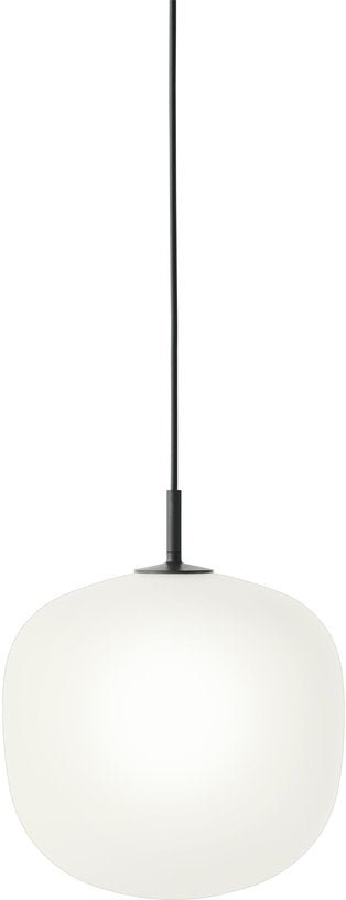 Suspension en verre noire 12 cm Rime - Muuto - The Cool Republic