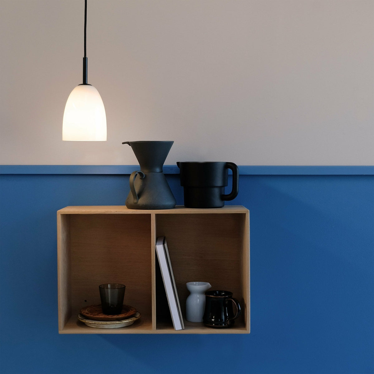 Opal glass suspension 18 cm Jazz - Dyberg Larsen - The Cool Republic