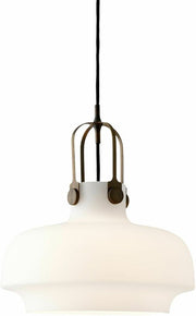 Suspension en verre opale blanc Copenhagen SC7 - &tradition - The Cool Republic