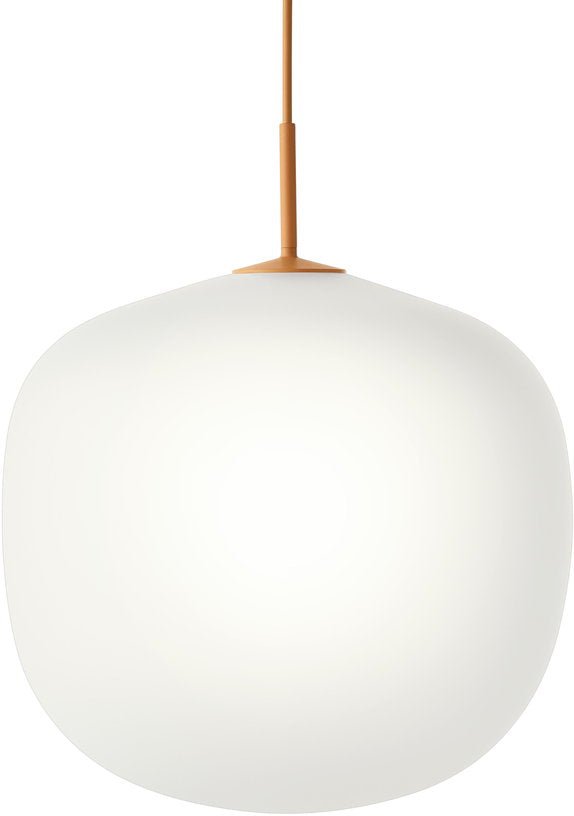 Suspension en verre orange 45 cm Rime - Muuto - The Cool Republic