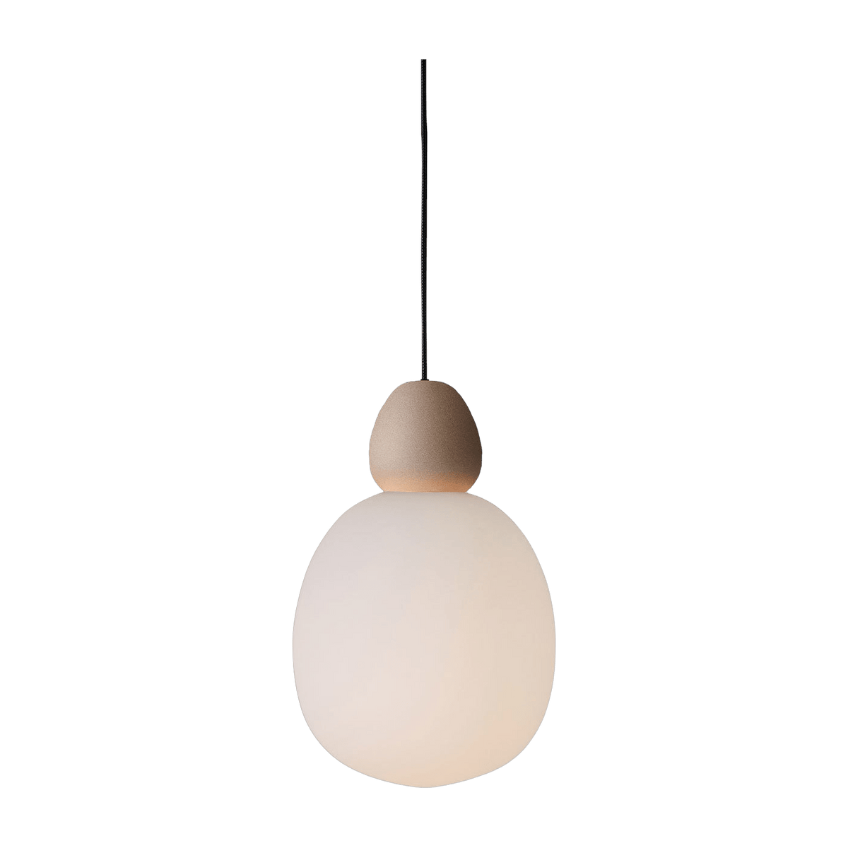 Suspension en verre sable Buddy - Belid - The Cool Republic