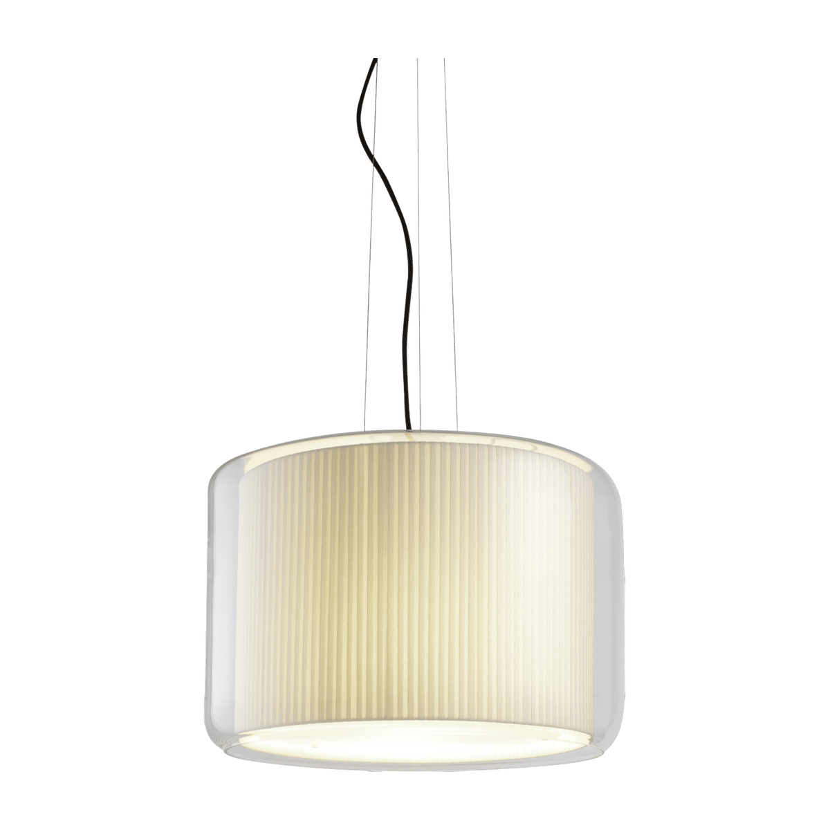 Beige blown glass pendant lamp 30cm Mercer - Marset - The Cool Republic