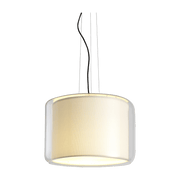 Suspension en verre soufflé beige 44cm Mercer - Marset - The Cool Republic