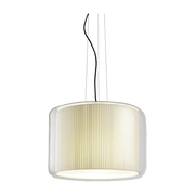White blown glass pendant 44cm Mercer - Marset - The Cool Republic