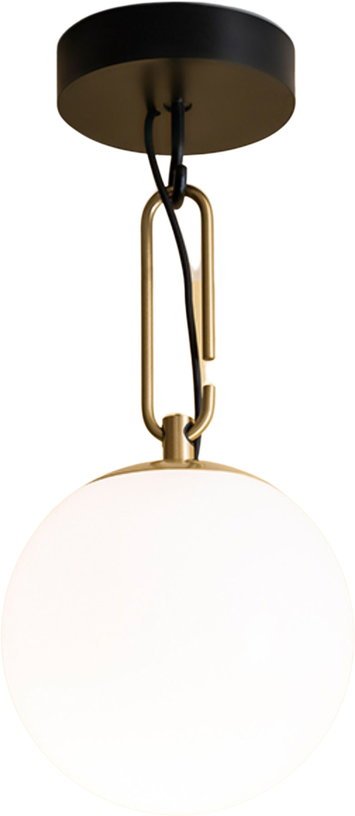 Suspension en verre soufflé et laiton doré NH 22 - Artemide - The Cool Republic
