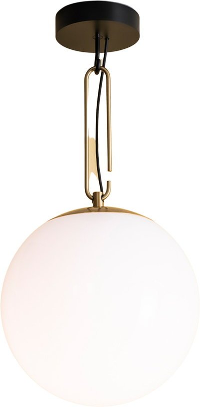 Suspension en verre soufflé et laiton doré NH 35 - Artemide - The Cool Republic