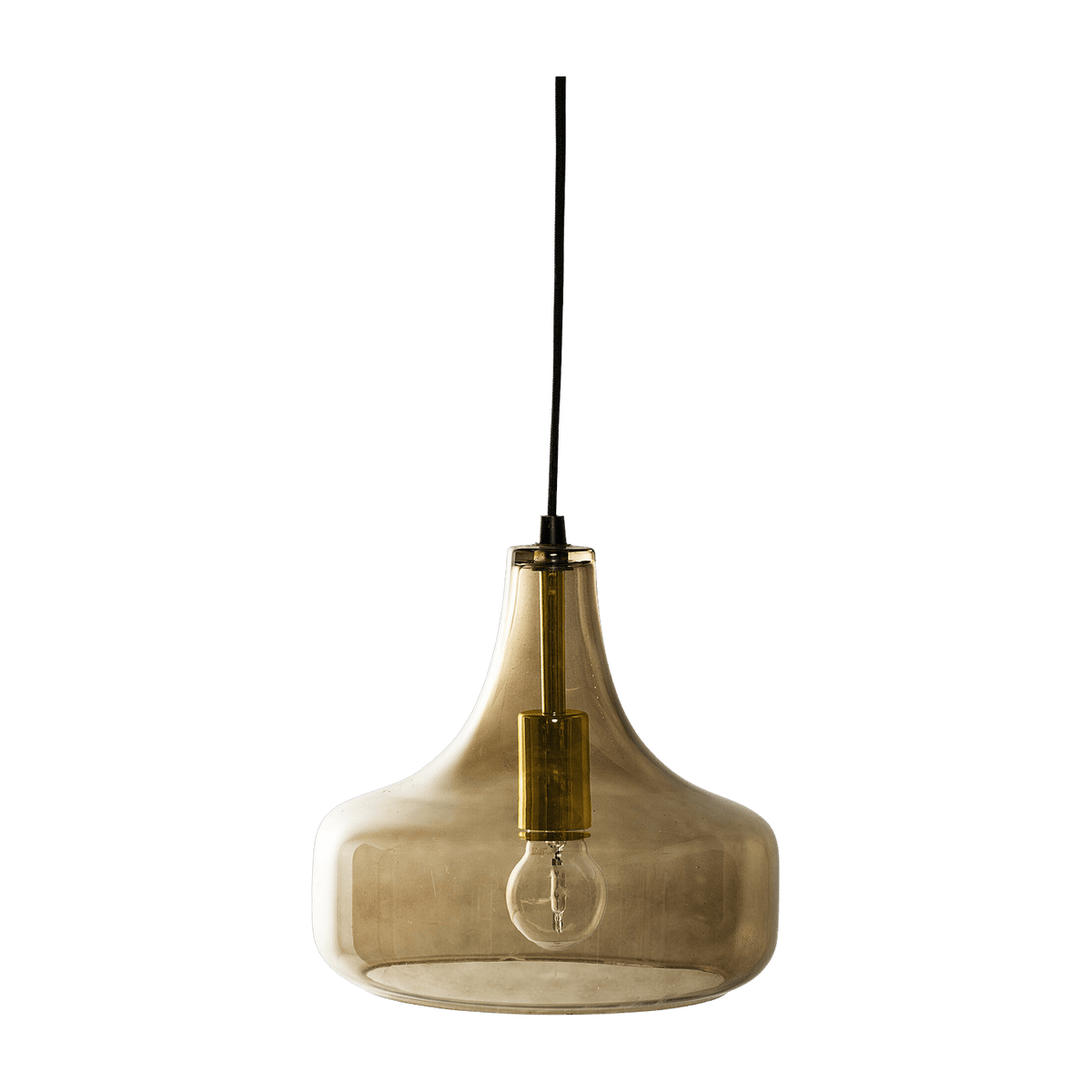 Brown tinted glass suspension Yuser - Bloomingville - The Cool Republic
