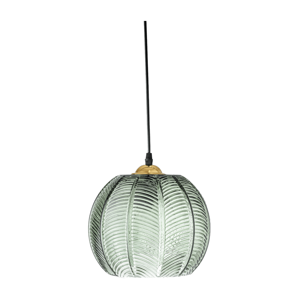 Suspension en verre verte Adar - Bloomingville - The Cool Republic