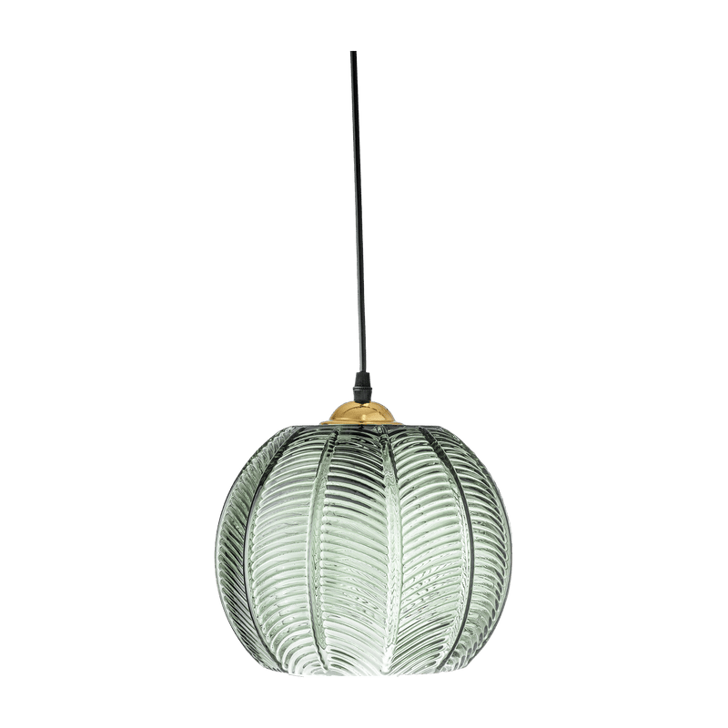 Suspension en verre verte Adar - Bloomingville - The Cool Republic