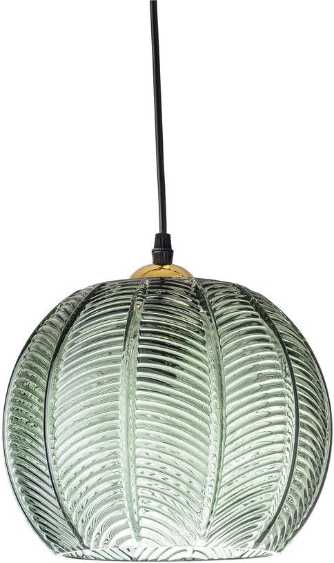 Suspension en verre verte Adar - Bloomingville - The Cool Republic