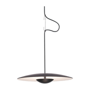 Hanging lamp in wenge and aluminum Ginger 20 - Marset - The Cool Republic