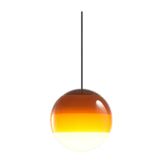 Suspension globe 13,5 cm ambre Dipping Light - Marset - The Cool Republic