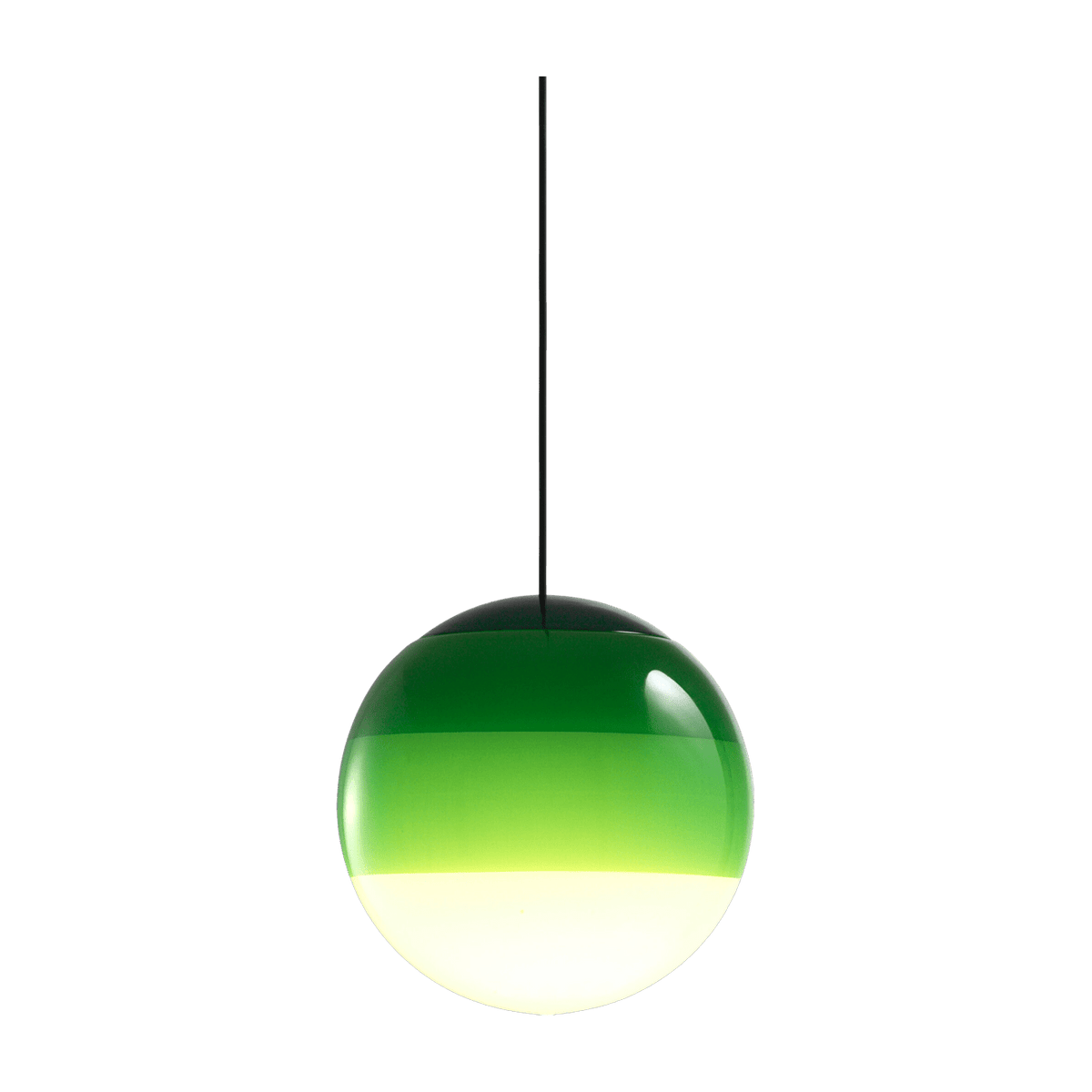 Suspension globe 13,5 cm vert Dipping Light - Marset - The Cool Republic