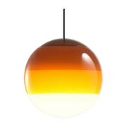 Suspension globe 30 cm ambre Dipping Light - Marset - The Cool Republic