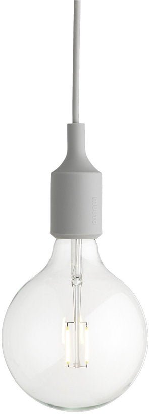 Suspension gris clair E27 - Muuto - The Cool Republic