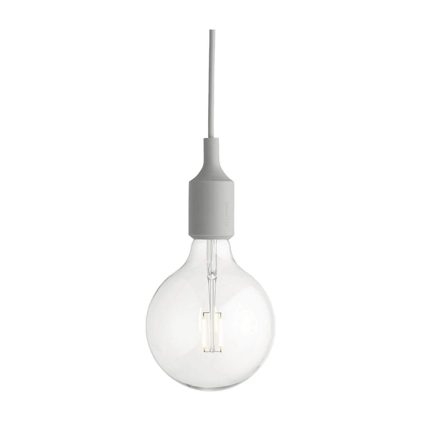 Suspension gris clair E27 - Muuto - The Cool Republic