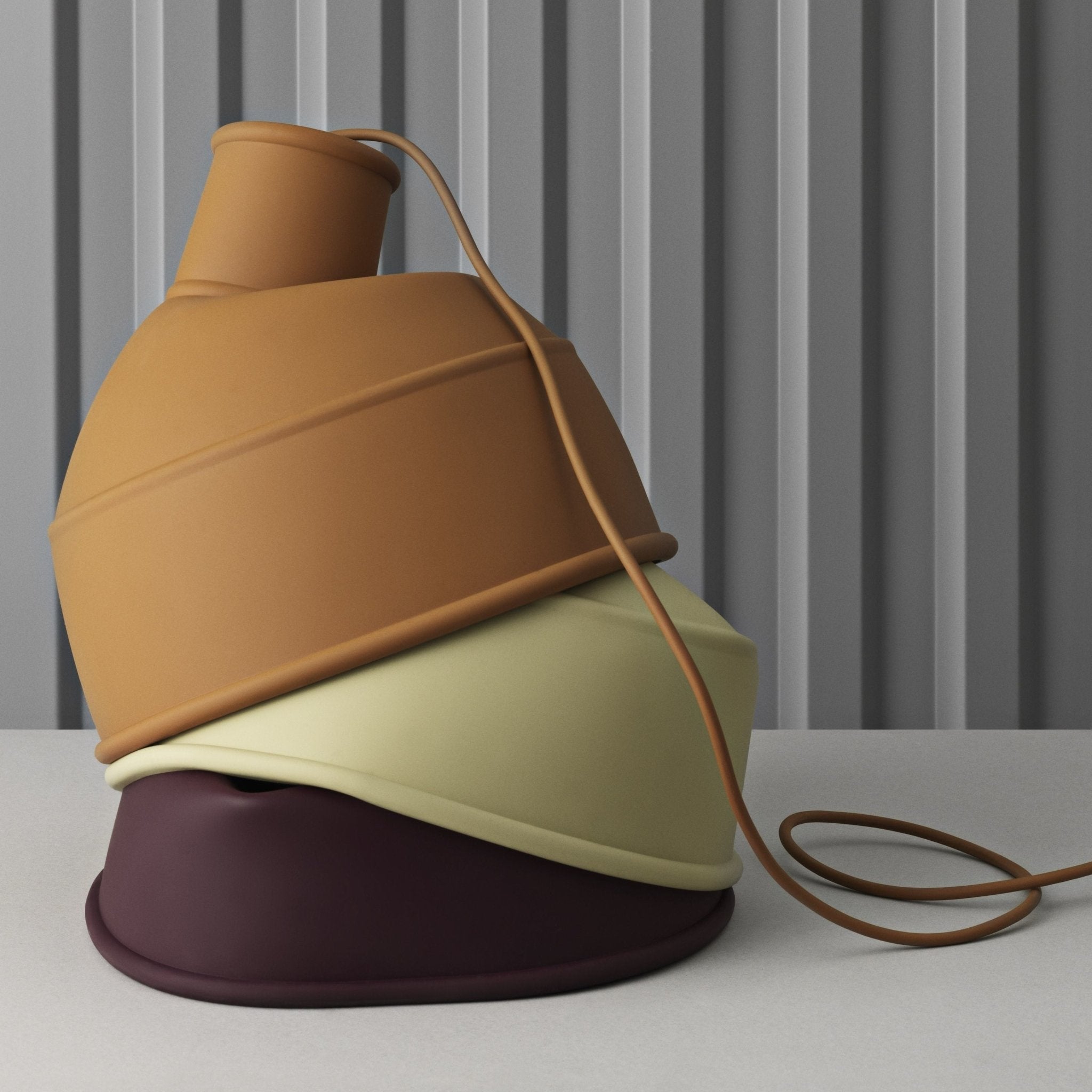Suspension gris clair Unfold - Muuto - The Cool Republic