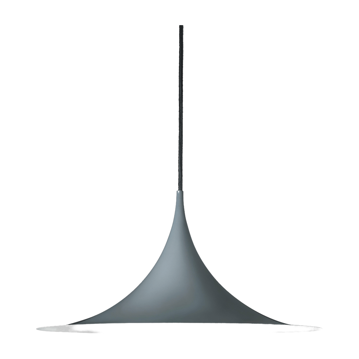 Grey hanging lamp 90 cm Semi Pendant - Gubi - The Cool Republic