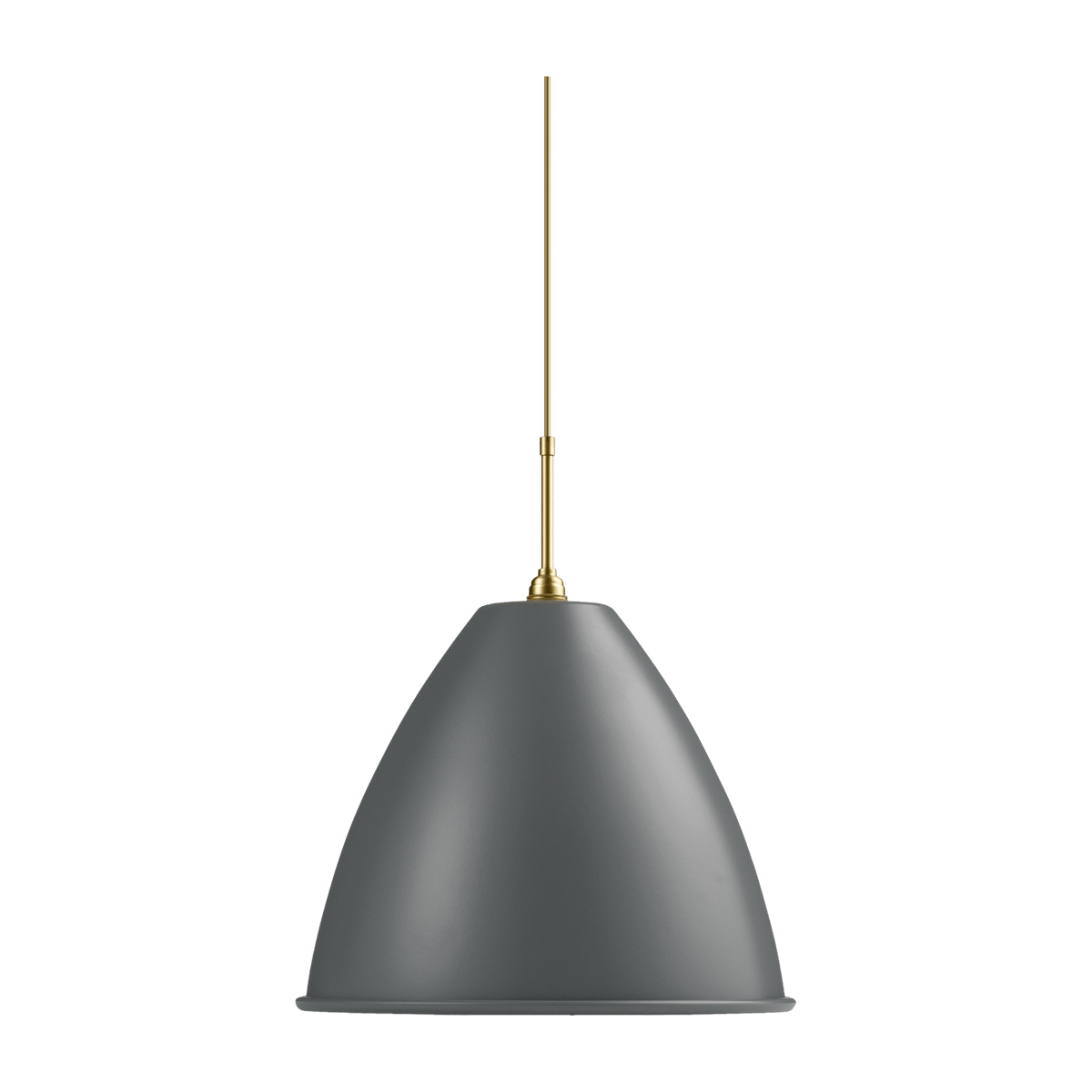 Grey wall lamp base gold brass 40cm BL9 - Gubi - The Cool Republic