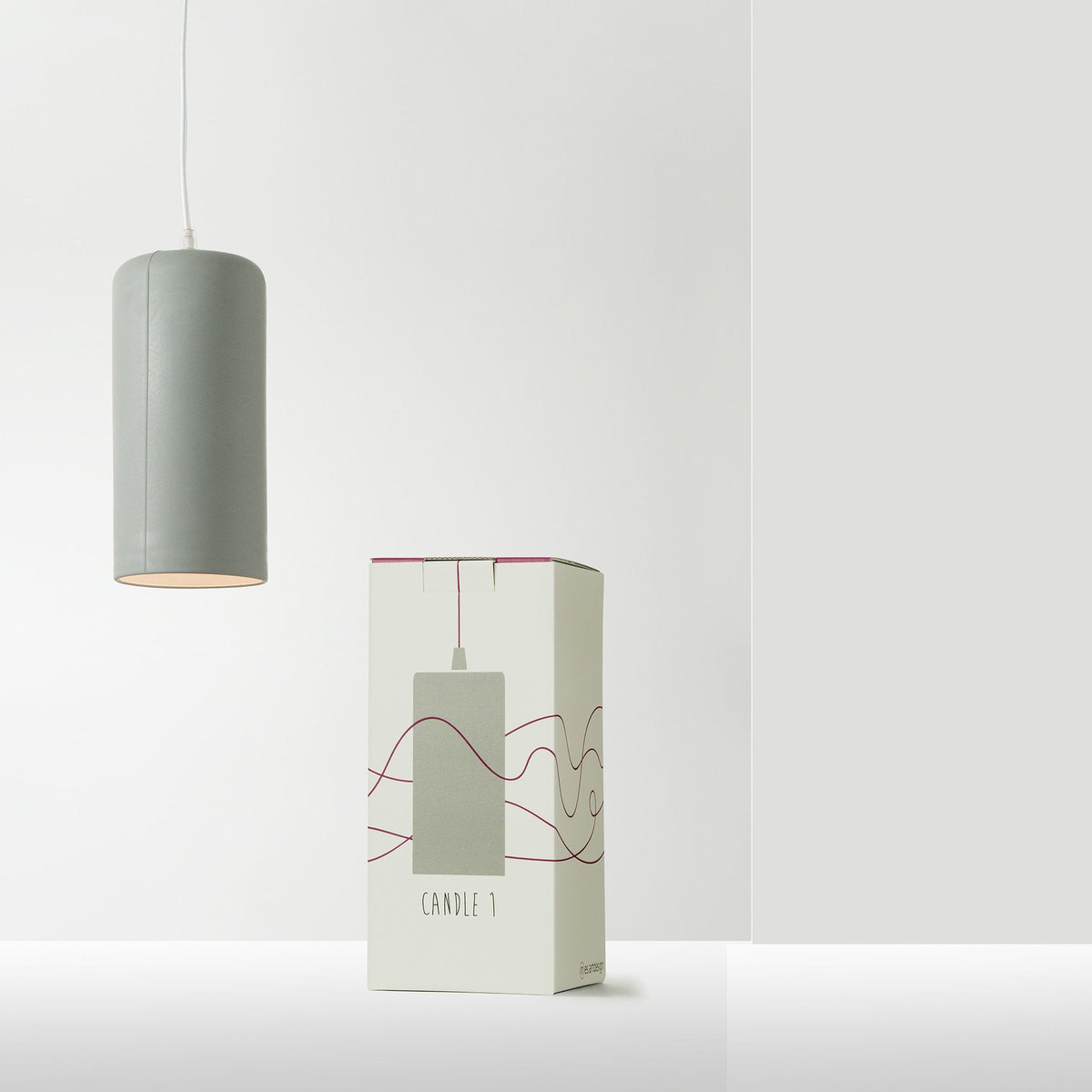 Suspension grise Candle 1 - In-es.artdesign - The Cool Republic