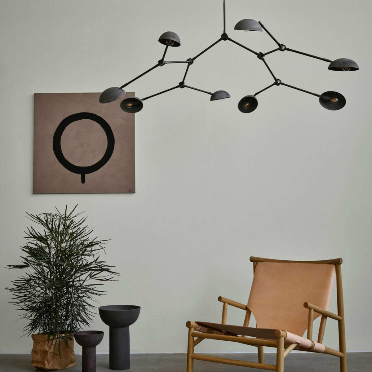Suspension grise Drop Chandelier - 101 Copenhagen - The Cool Republic