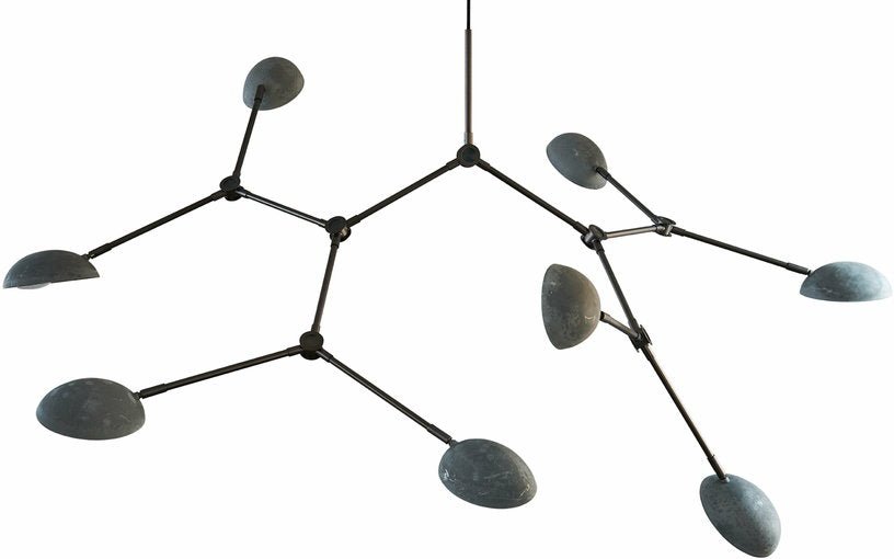 Suspension grise Drop Chandelier - 101 Copenhagen - The Cool Republic