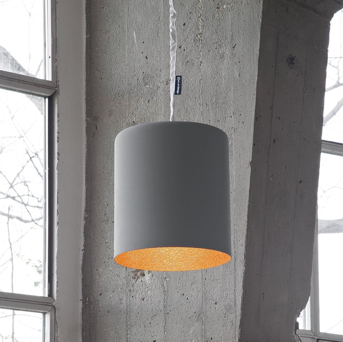 Suspension grise et blanche Bin Cemento - In-es.artdesign - The Cool Republic