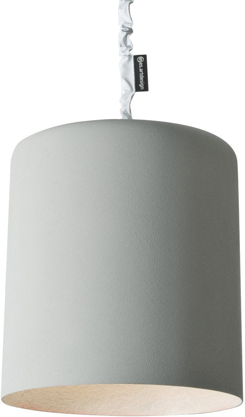 Suspension grise et blanche Bin Cemento - In - es.artdesign - The Cool Republic