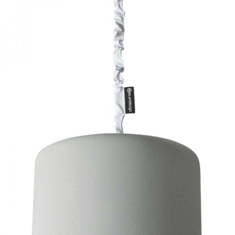 Suspension grise et blanche Bin Cemento - In - es.artdesign - The Cool Republic