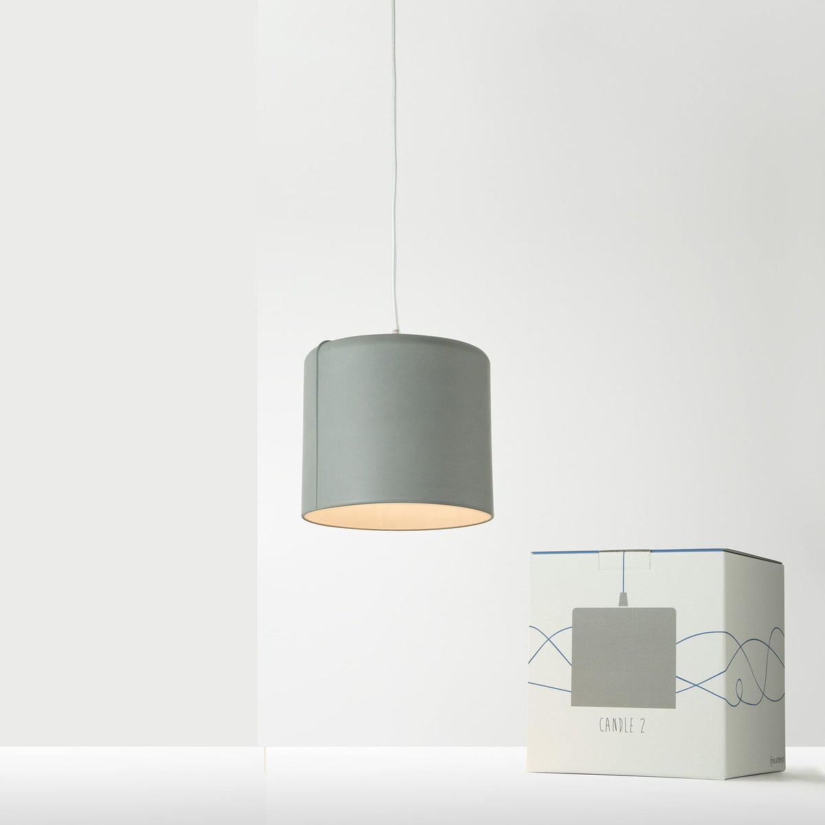 Suspension grise et blanche Candle 2 - In-es.artdesign - The Cool Republic