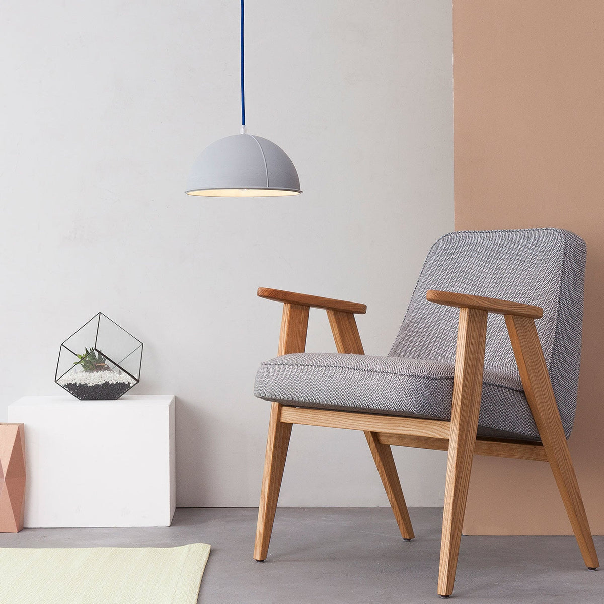 Suspension grise et blanche Pop 1 - In-es.artdesign - The Cool Republic