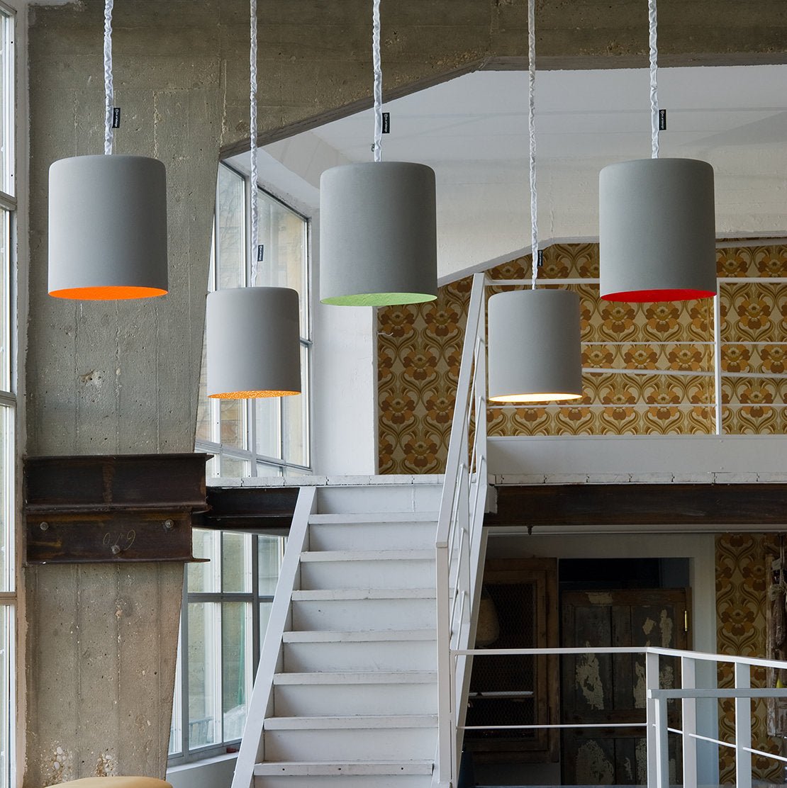 Suspension grise et or Bin Cemento - In-es.artdesign - The Cool Republic