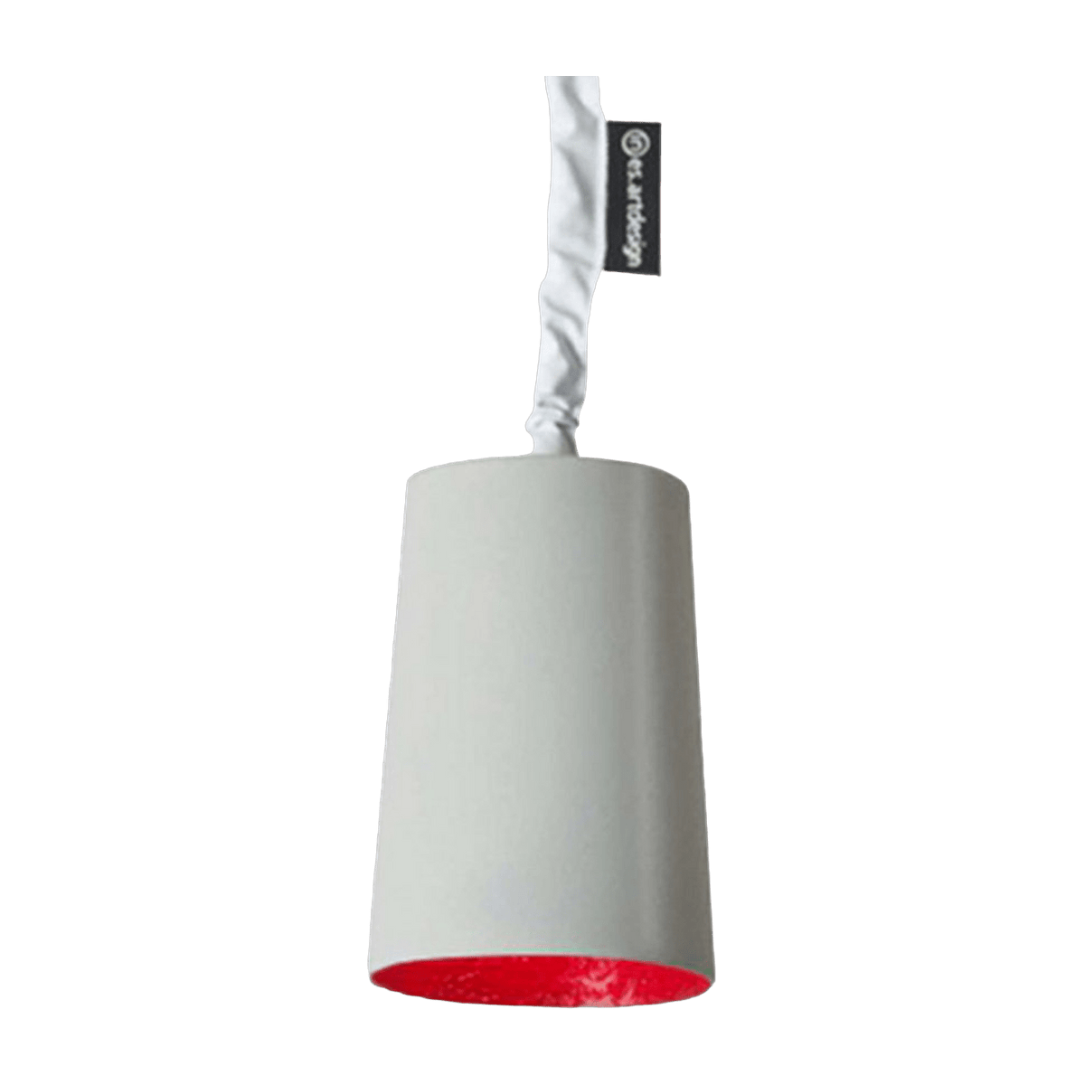 Suspension grise et rouge Paint Cemento - In-es.artdesign - The Cool Republic