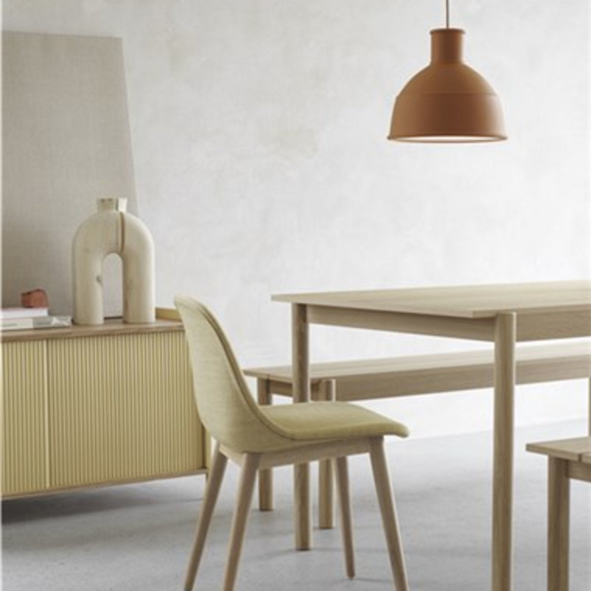 Suspension jaune moutarde Unfold - Muuto - The Cool Republic