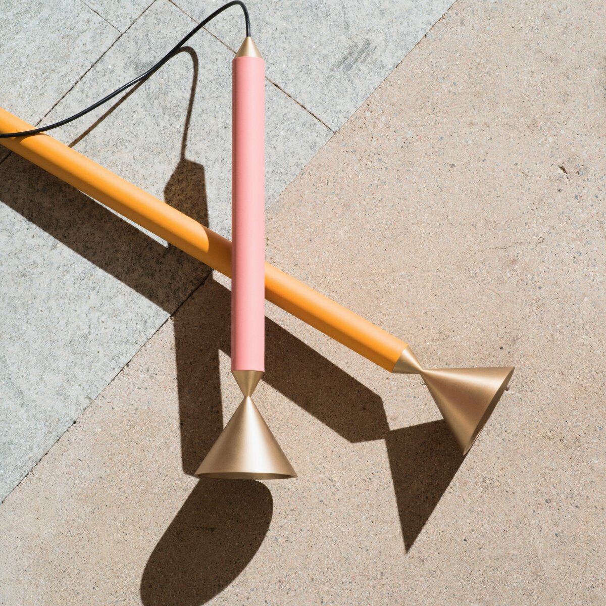 Suspension laiton poli gold Apollo 39 - Pholc - The Cool Republic