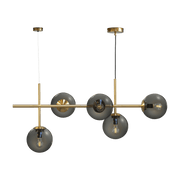 Glass and gold metal long suspension - Dyberg Larsen - The Cool Republic